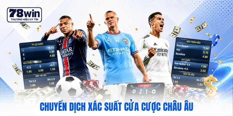 Chuyển dịch xác suất cửa cược châu Âu Chuyển dịch xác suất cửa cược châu Âu